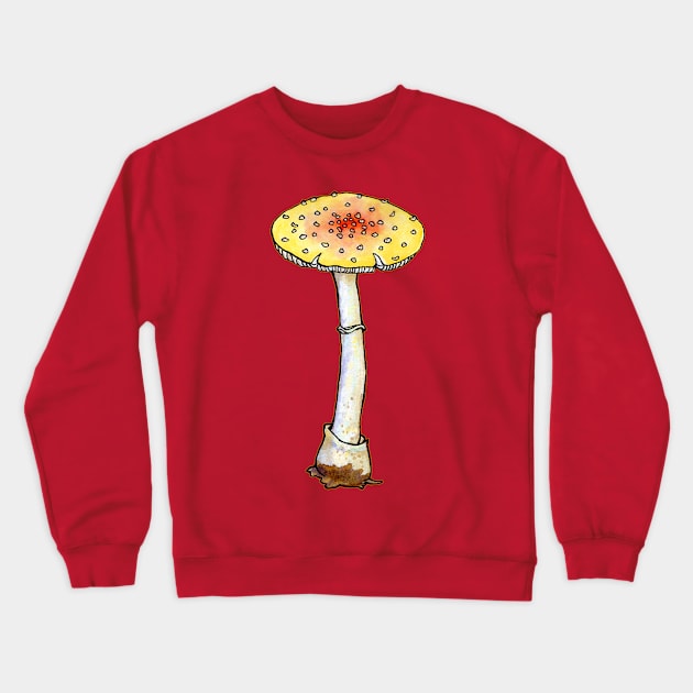 Fly Agaric Crewneck Sweatshirt by ThisIsNotAnImageOfLoss